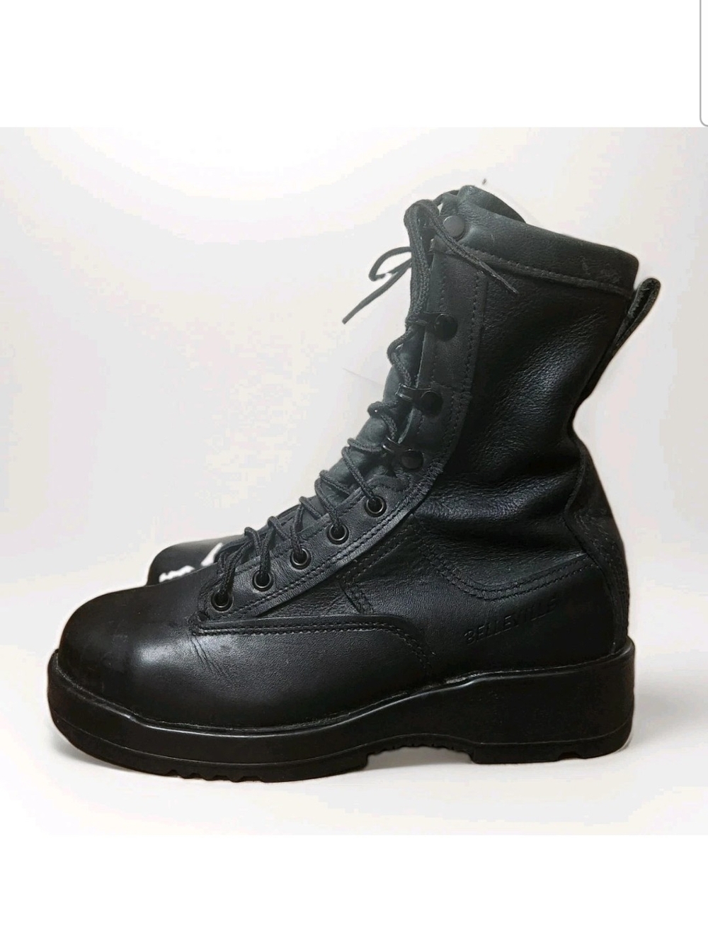 Belleville 800ST Flight Deck Boots 6 Goretex Waterproof Steel Toe Black Leather